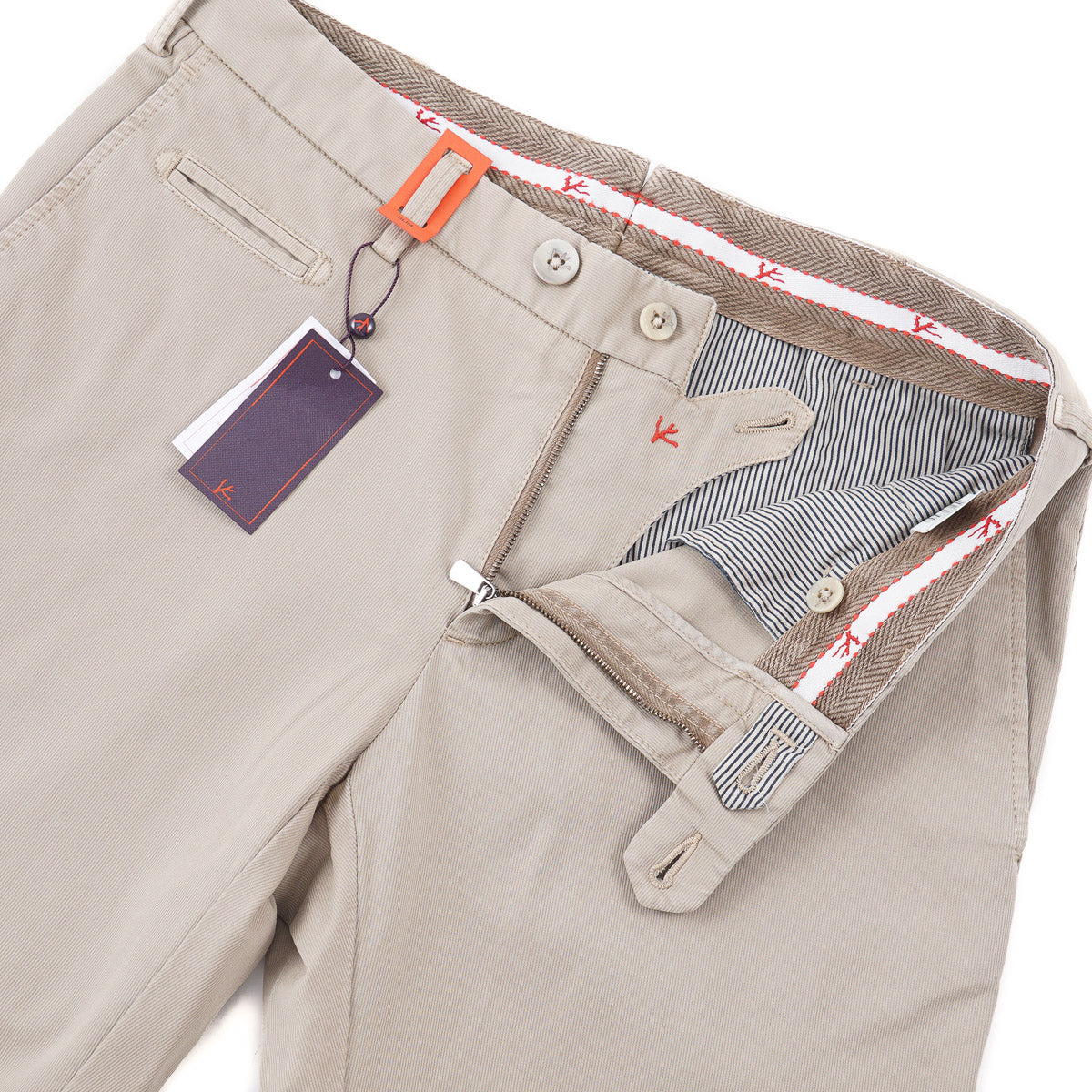 Isaia Slim-Fit Woven Cotton Chinos - Top Shelf Apparel