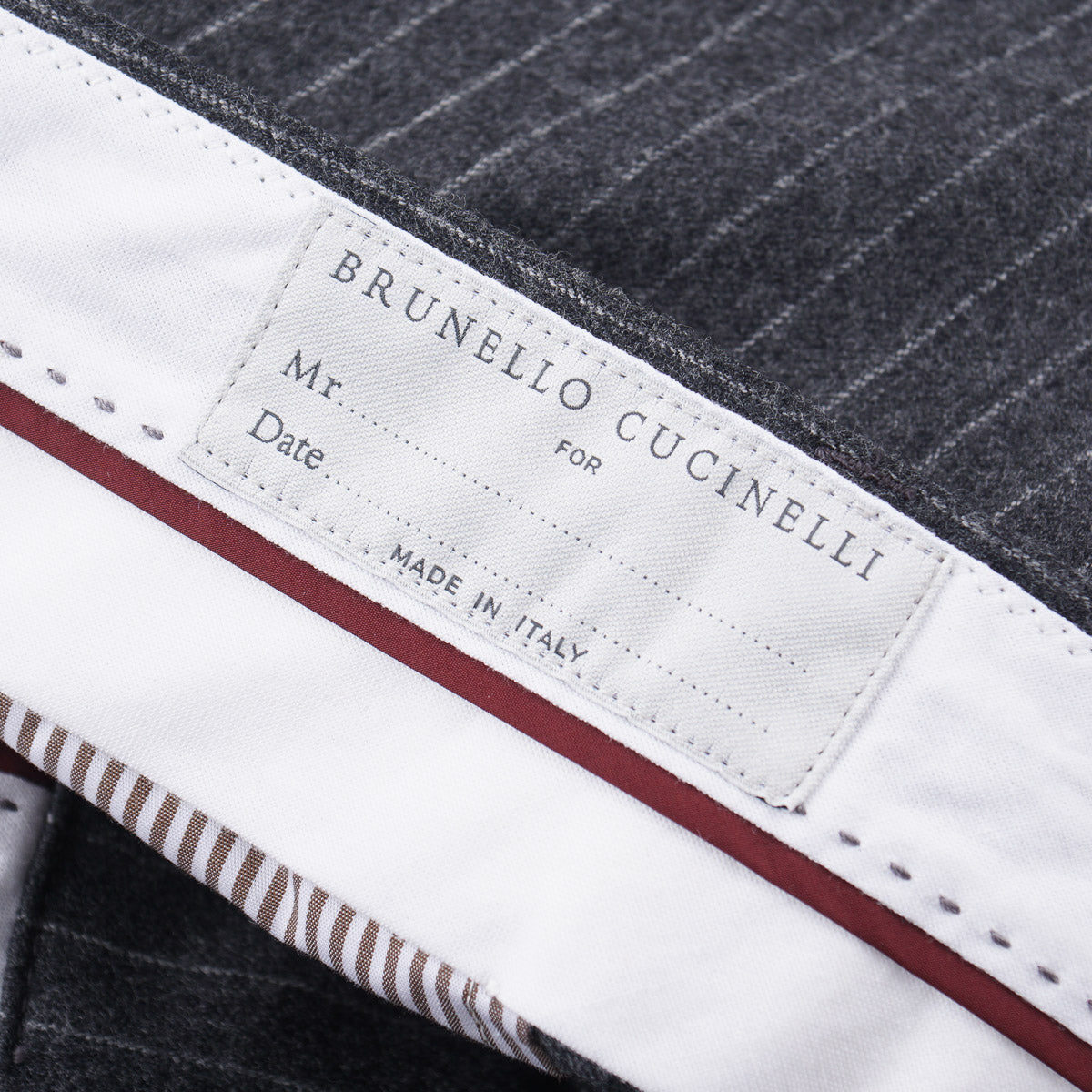 Brunello Cucinelli Flannel Wool Trousers - Top Shelf Apparel