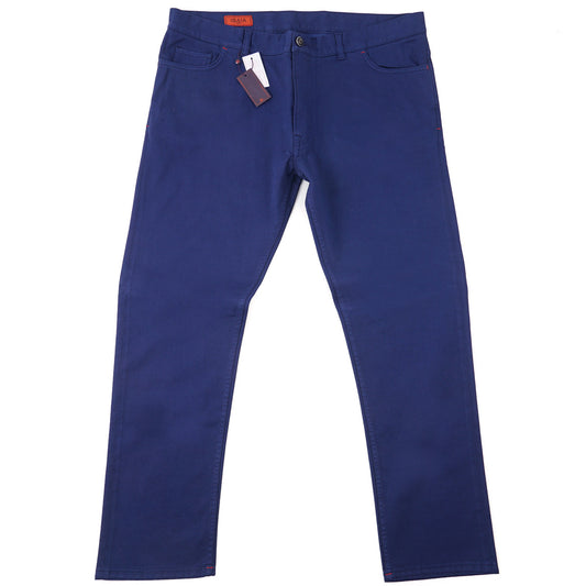 Isaia Slim-Fit Garment Dyed Denim Jeans - Top Shelf Apparel