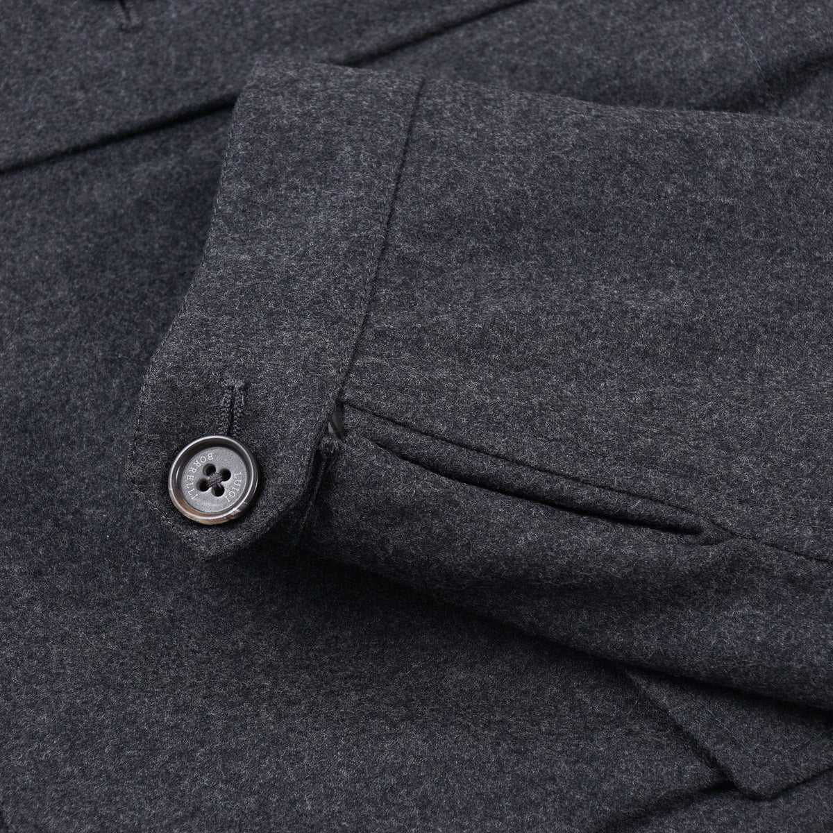 Borrelli Brushed Flannel Wool Field Jacket - Top Shelf Apparel