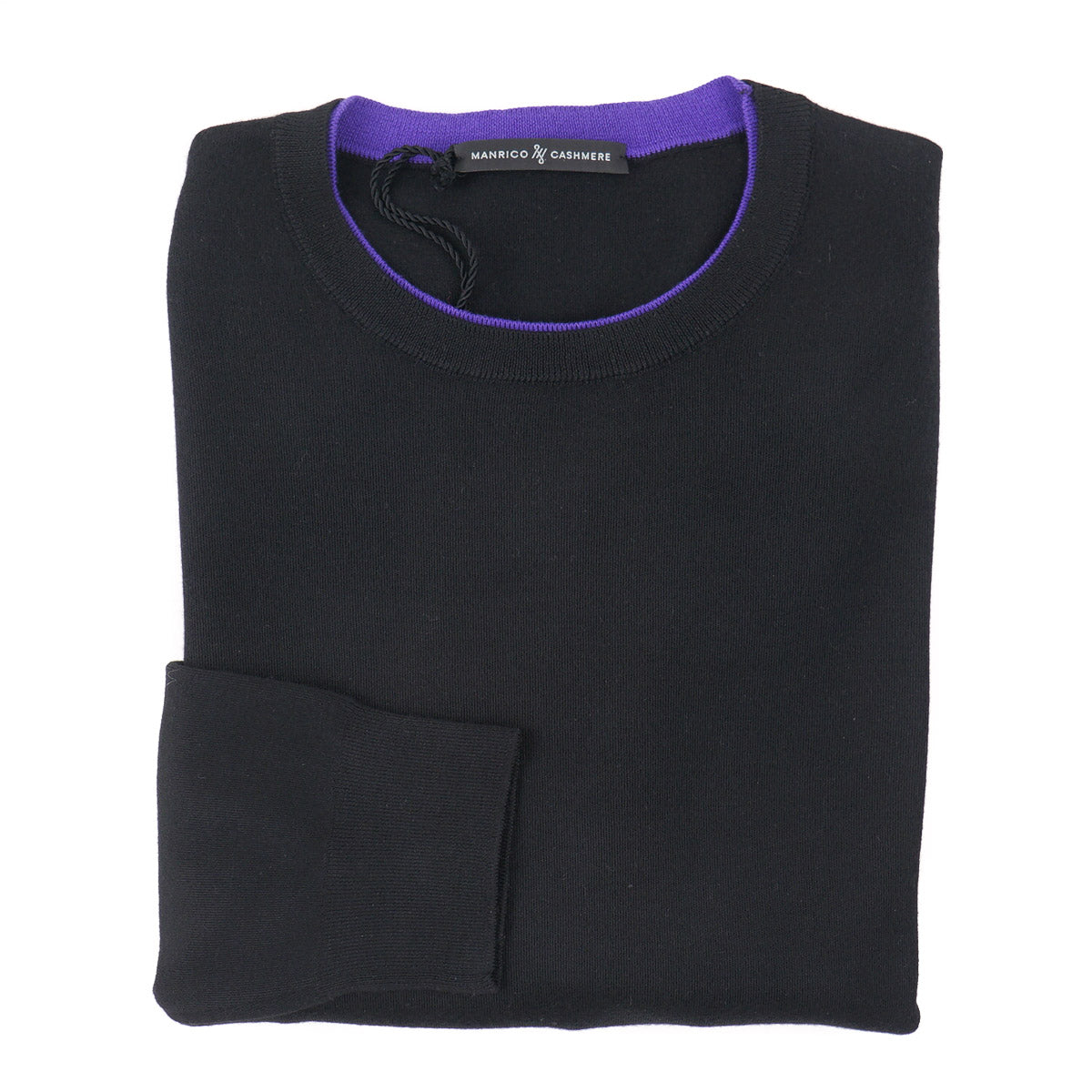 Manrico Slim-Fit Tipped Cashmere Sweater - Top Shelf Apparel