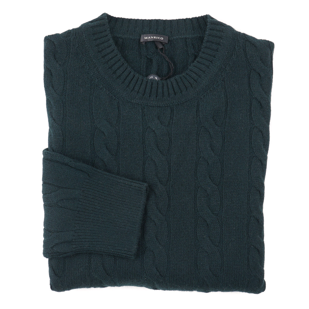 Manrico Relaxed-Fit Cable Knit Cashmere Sweater - Top Shelf Apparel