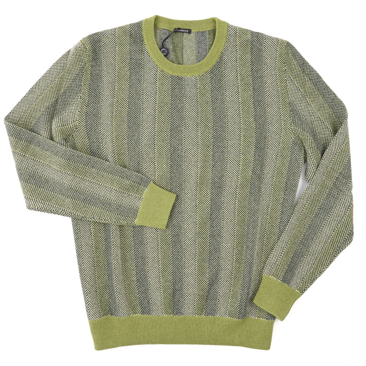 Manrico Striped Knit Cashmere Sweater - Top Shelf Apparel