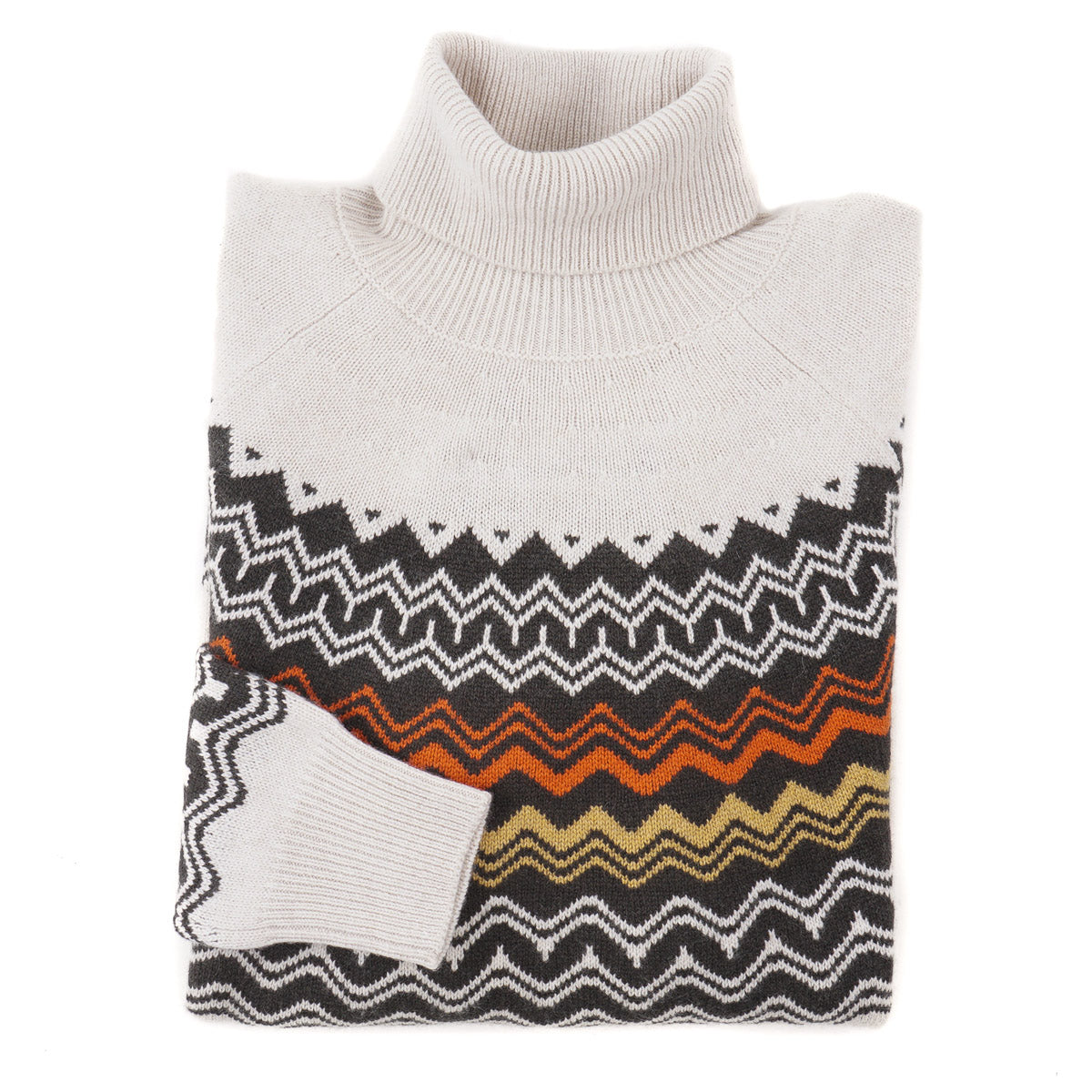 Manrico Cashmere Sweater with Nordic Design - Top Shelf Apparel