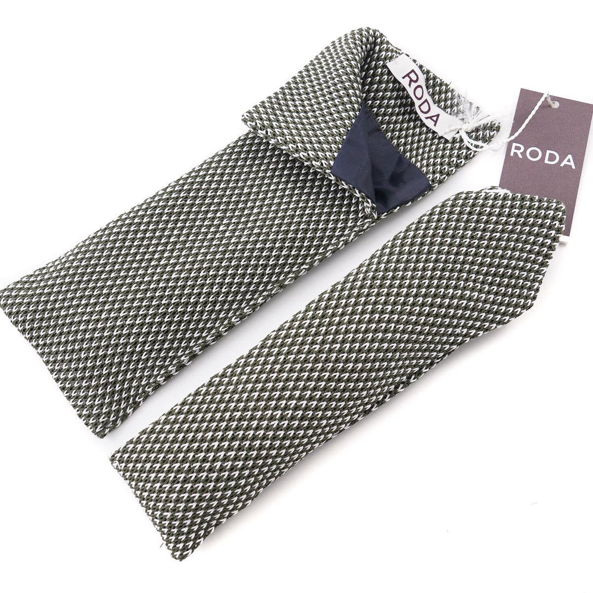 Roda Patterned Knit Cotton Tie - Top Shelf Apparel