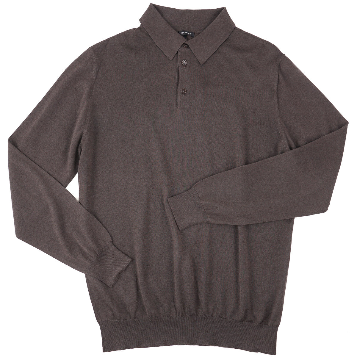 Manrico Lightweight Cashmere-Silk Polo Sweater - Top Shelf Apparel