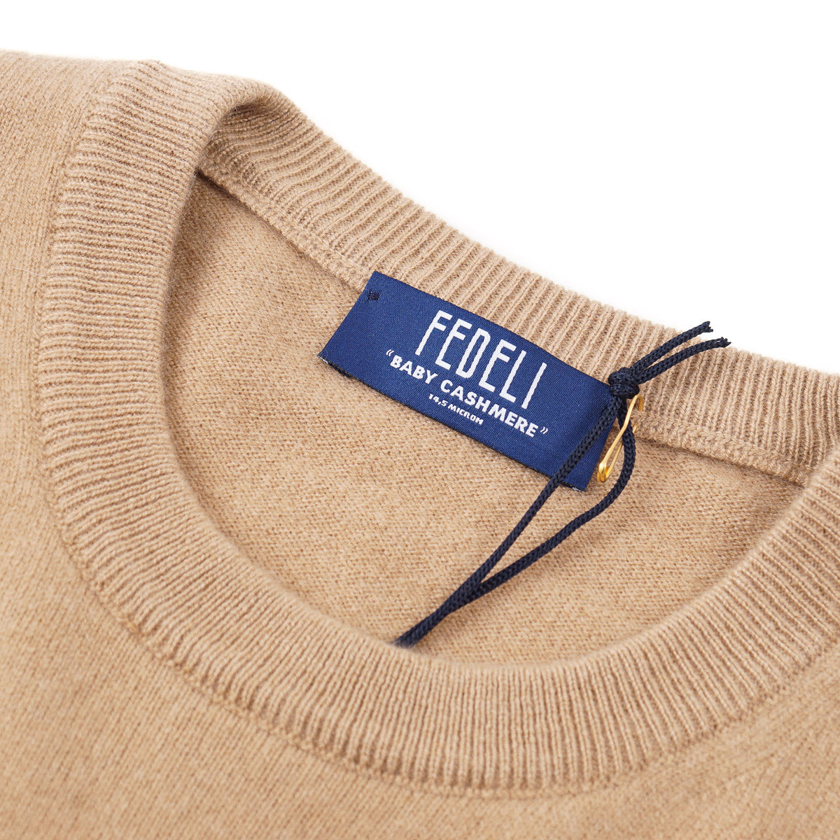 Fedeli Slim-Fit Baby Cashmere Sweater - Top Shelf Apparel