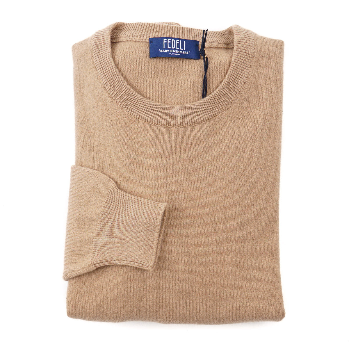 Fedeli Slim-Fit Baby Cashmere Sweater - Top Shelf Apparel