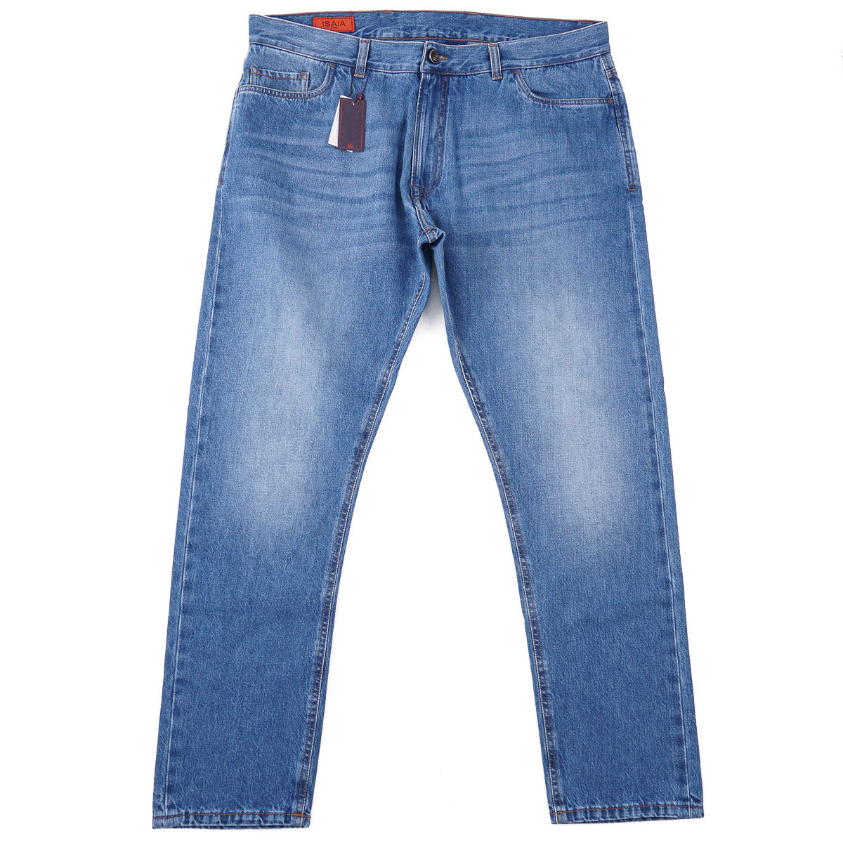 Isaia Regular Tapered Fit Denim Jeans - Top Shelf Apparel