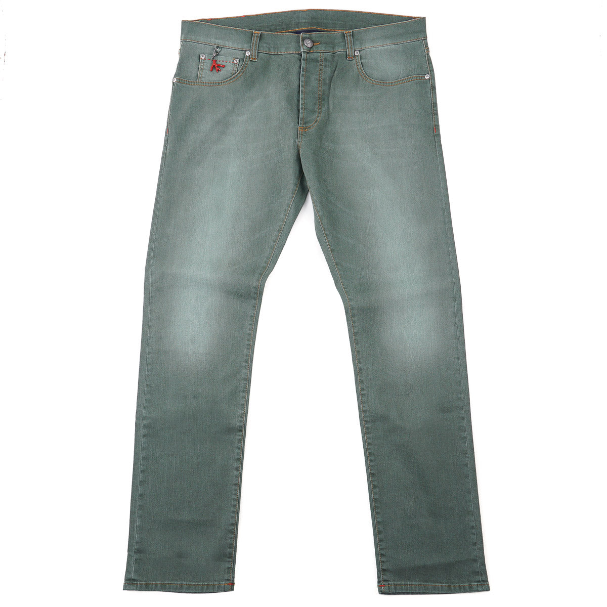 Isaia Slim-Fit Vintage Wash Denim Jeans - Top Shelf Apparel