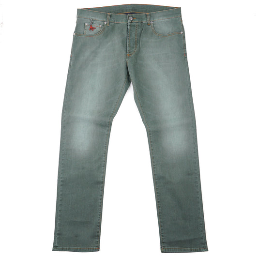 Isaia Slim-Fit Vintage Wash Denim Jeans - Top Shelf Apparel