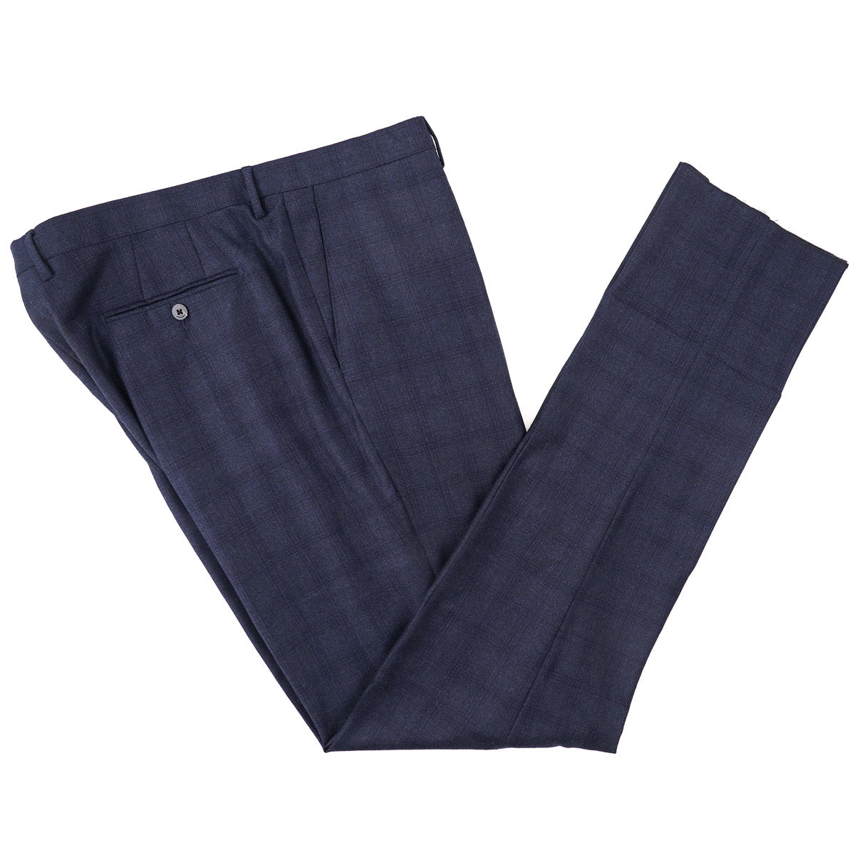 Boglioli Dark Blue Check Wool Suit - Top Shelf Apparel