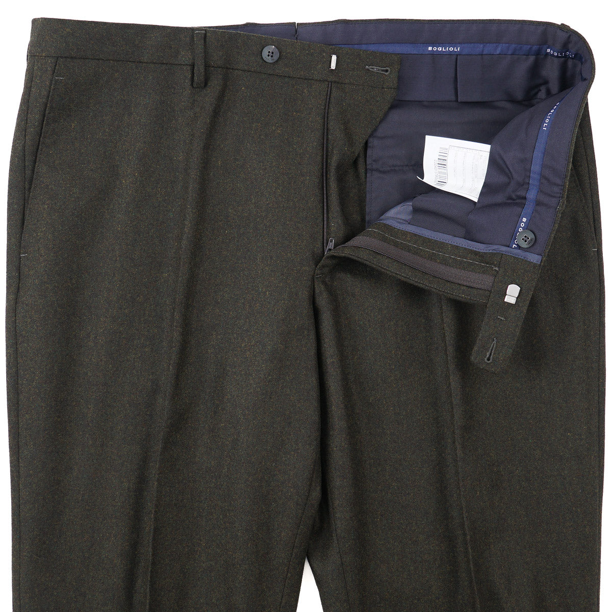 Boglioli Slim-Fit Flannel Wool Suit - Top Shelf Apparel