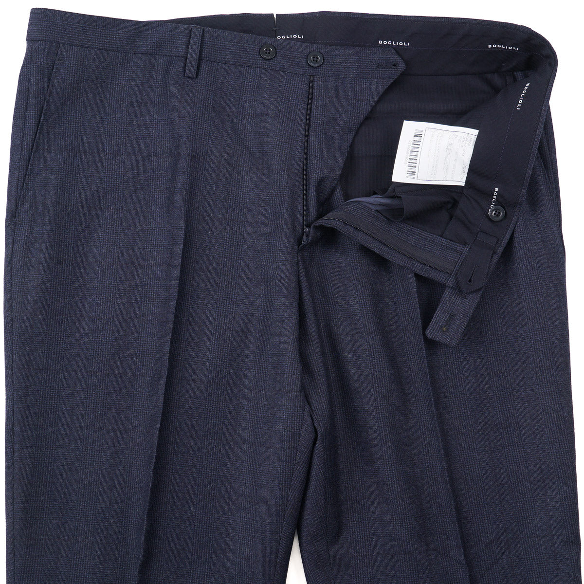 Boglioli Blue Glen Check Wool Suit - Top Shelf Apparel
