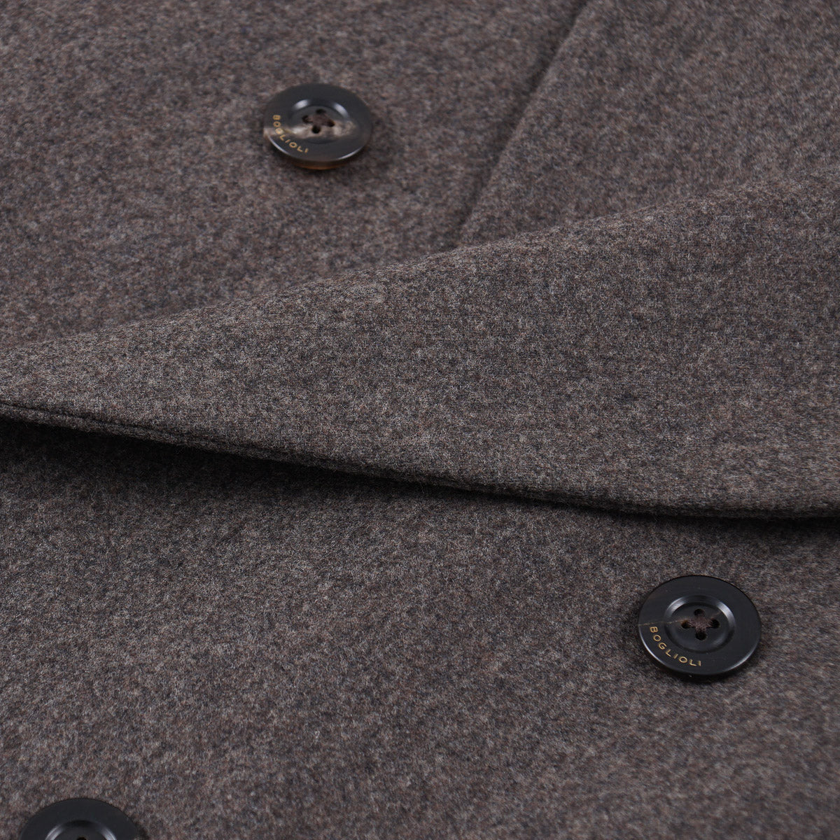 Boglioli Tailored-Fit Flannel Wool Overcoat - Top Shelf Apparel