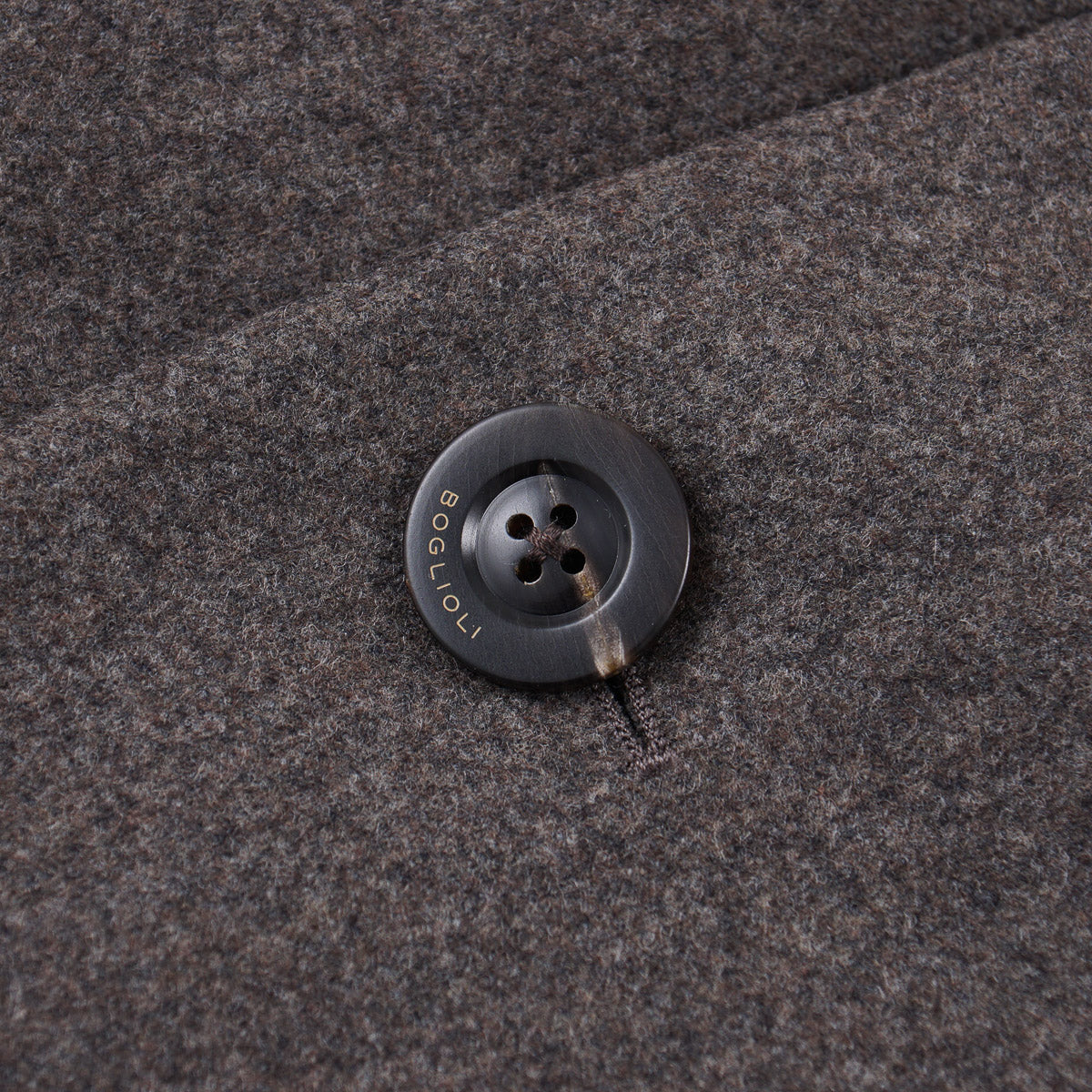 Boglioli Tailored-Fit Flannel Wool Overcoat - Top Shelf Apparel