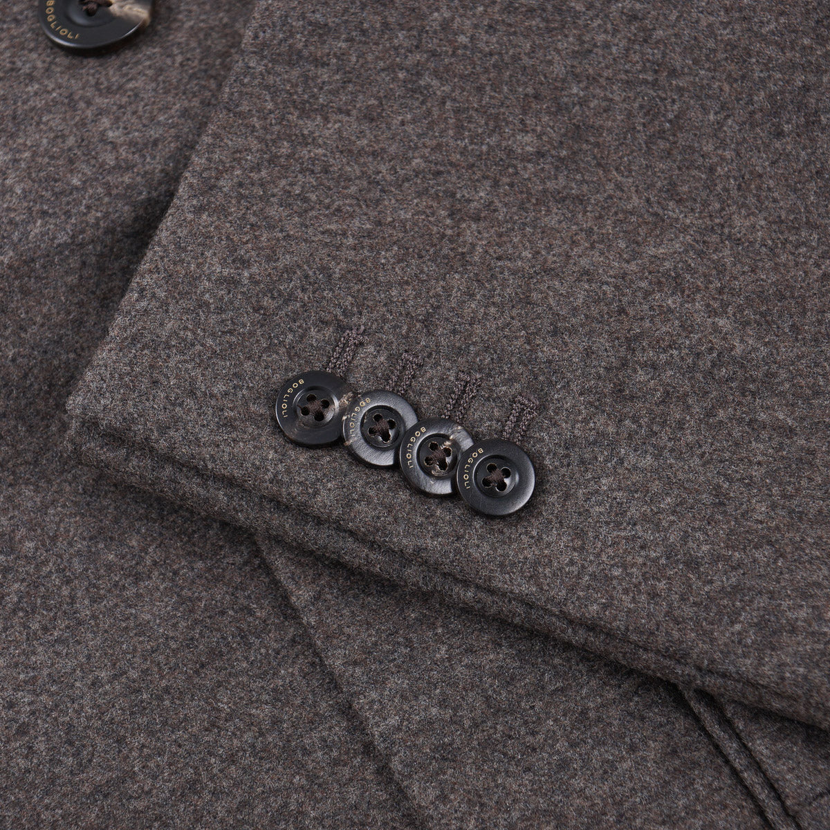Boglioli Tailored-Fit Flannel Wool Overcoat - Top Shelf Apparel