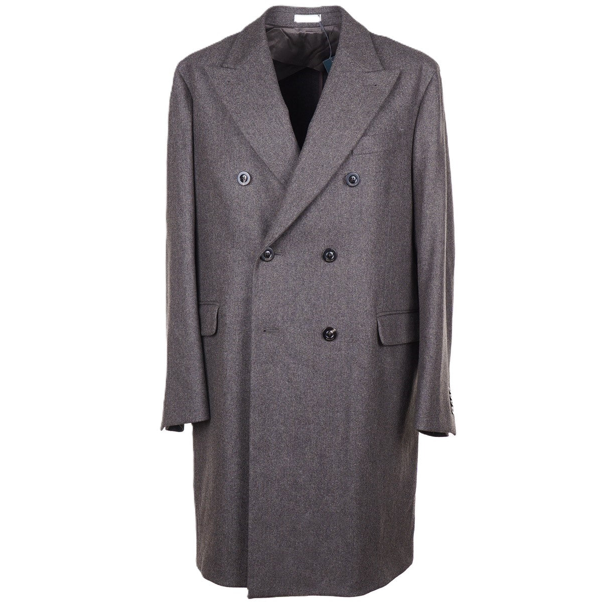 Boglioli Tailored-Fit Flannel Wool Overcoat - Top Shelf Apparel