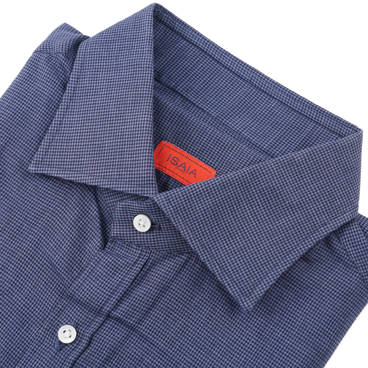 Isaia Tailored-Fit Cotton Dress Shirt