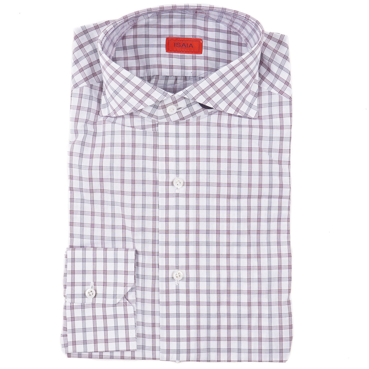 Isaia Tailored-Fit 'Mix' Cotton Shirt