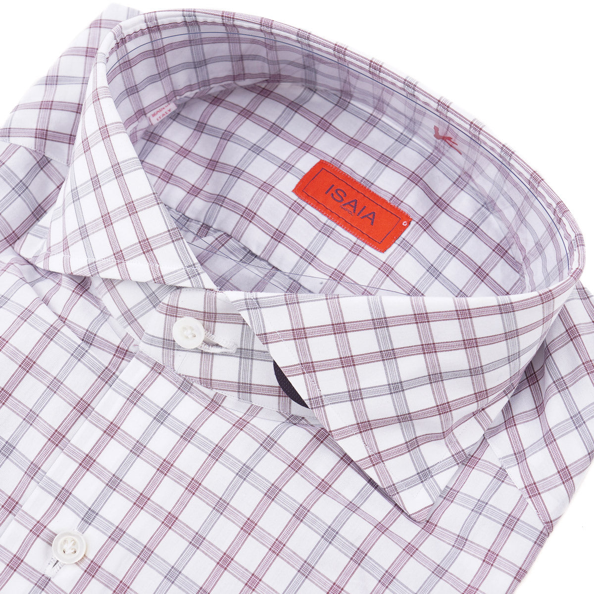 Isaia Tailored-Fit 'Mix' Cotton Shirt