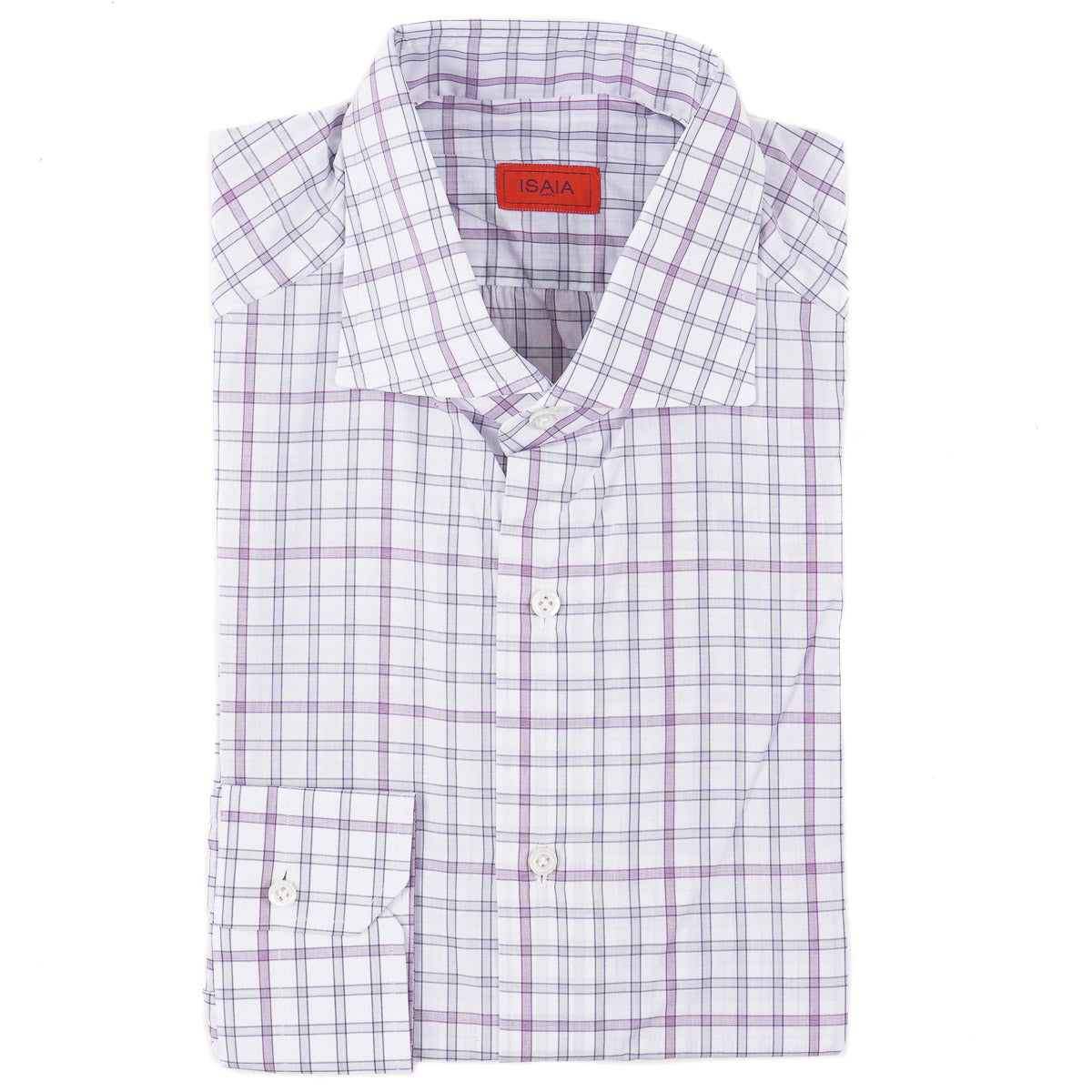 Isaia Tailored-Fit 'Mix' Cotton Shirt