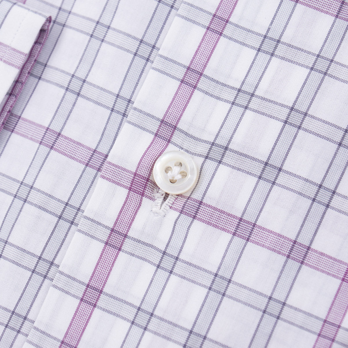 Isaia Tailored-Fit 'Mix' Cotton Shirt