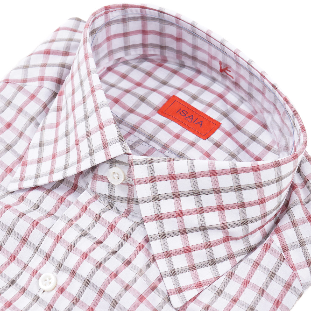 Isaia Tailored-Fit 'Mix' Cotton Shirt
