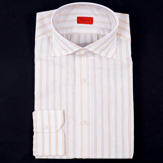 Isaia Tailored-Fit 'Mix' Cotton Shirt