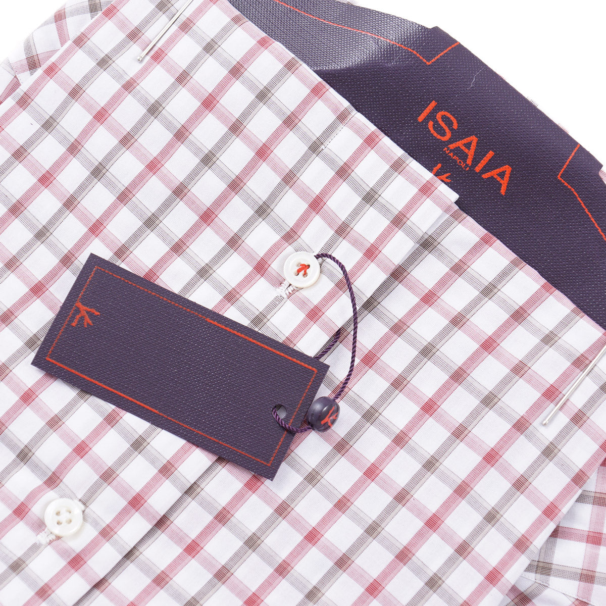 Isaia Tailored-Fit 'Mix' Cotton Shirt