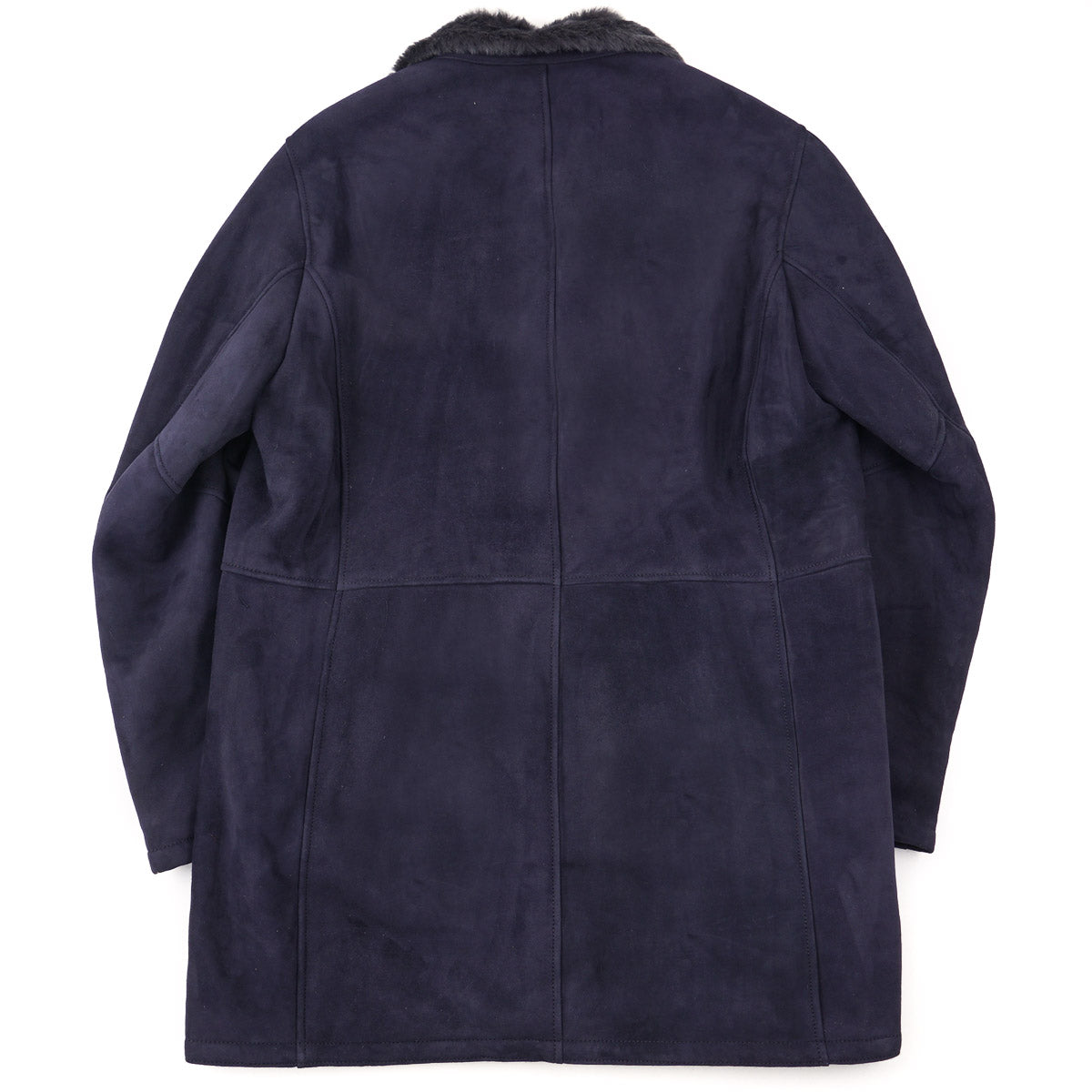 Hettabretz Plush Shearling Leather Overcoat