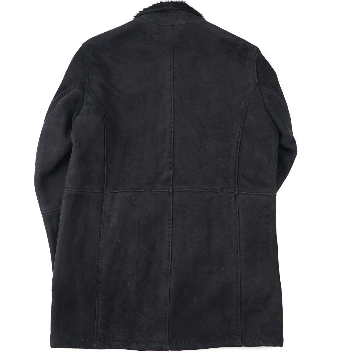 Hettabretz Plush Shearling Leather Overcoat