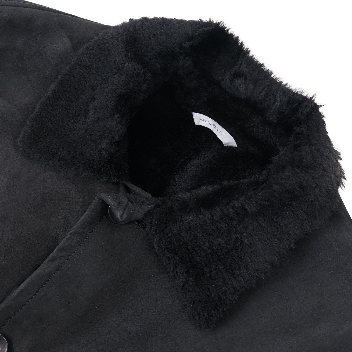 Hettabretz Plush Shearling Leather Overcoat