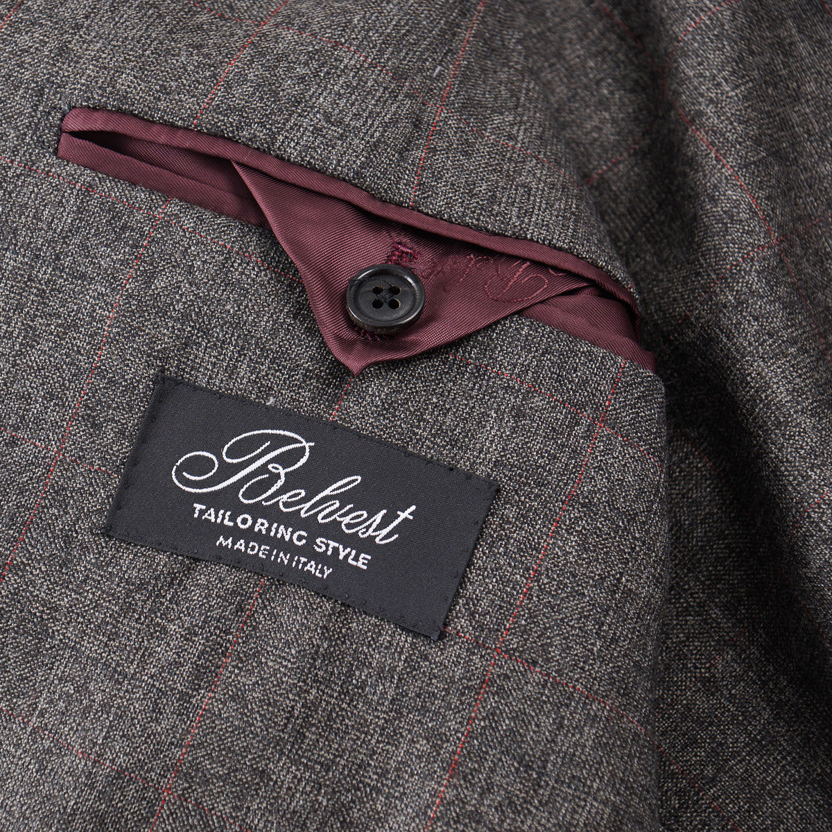 Belvest Tailored-Fit Wool Suit