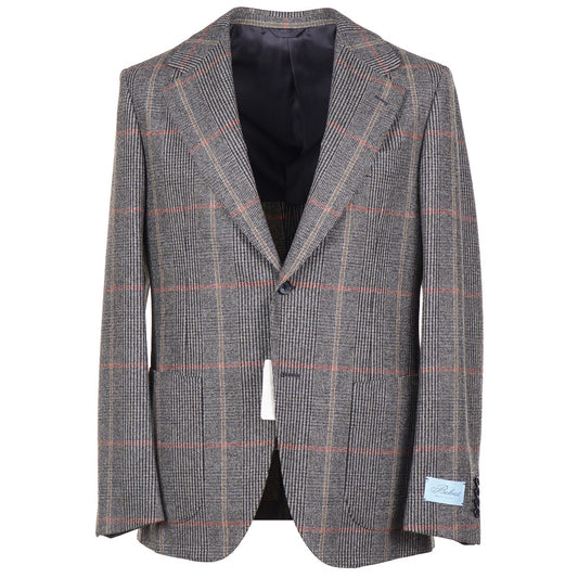 Belvest Brushed Flannel Wool Suit