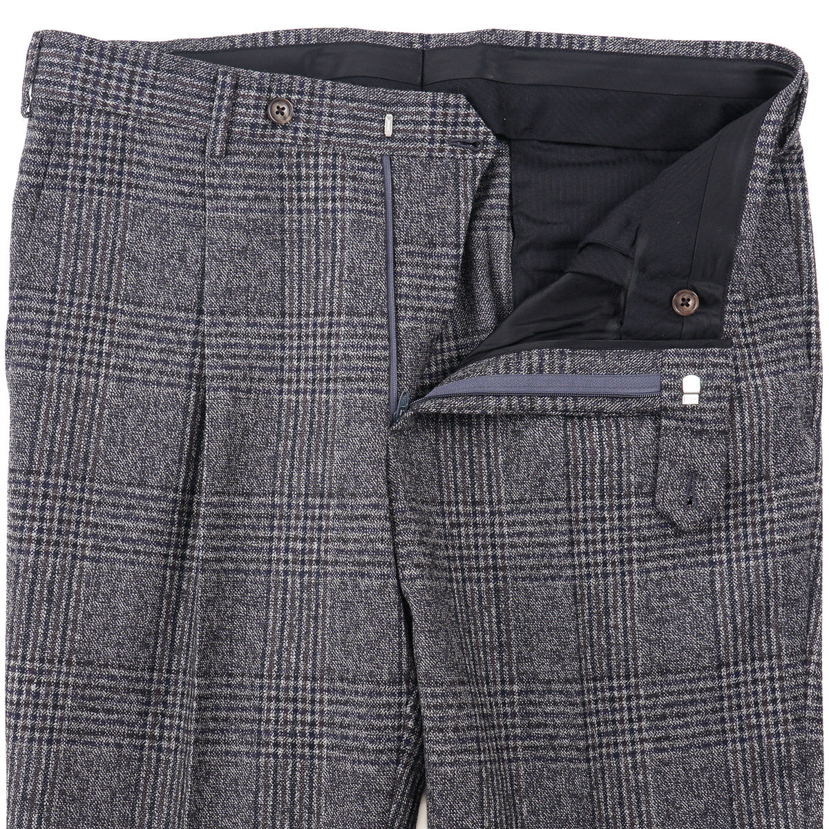 Belvest Double-Breasted Wool Suit