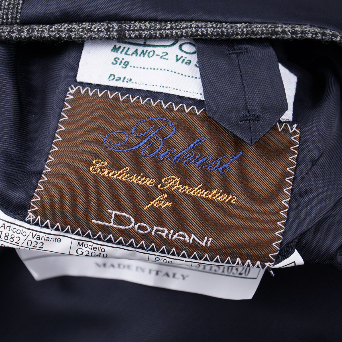 Belvest Regular-Fit Woven Wool Suit