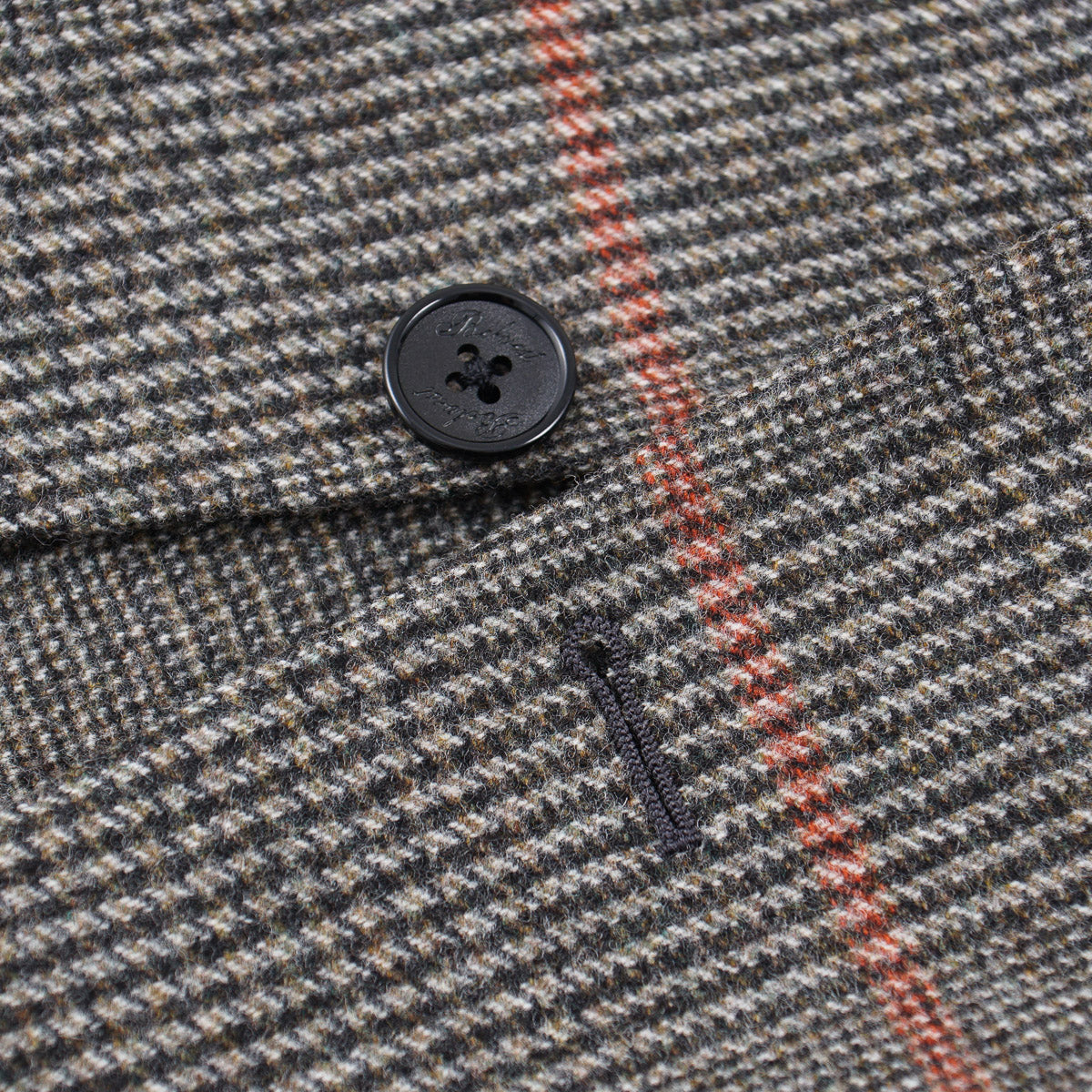 Belvest Brushed Flannel Wool Suit