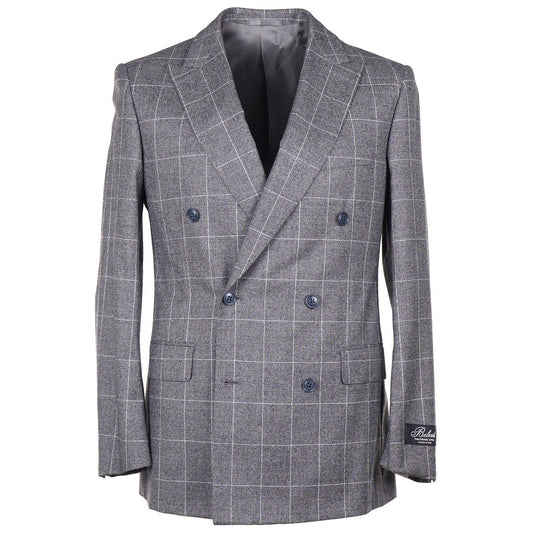 Belvest Windowpane Check Wool Suit