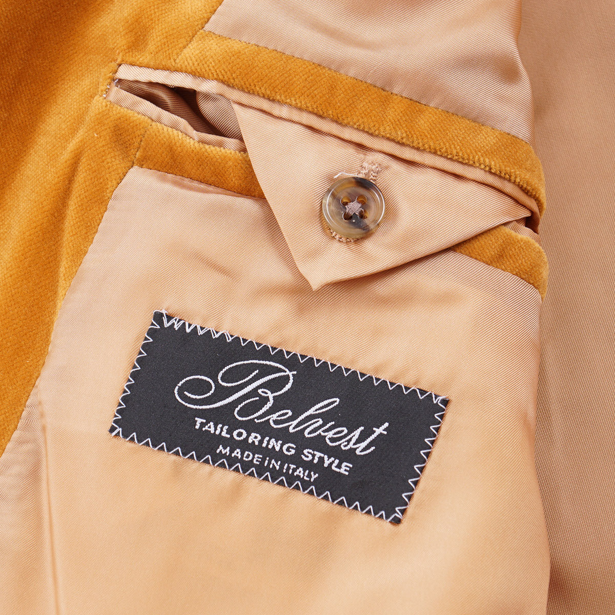 Belvest Plush Velvet Cotton Suit