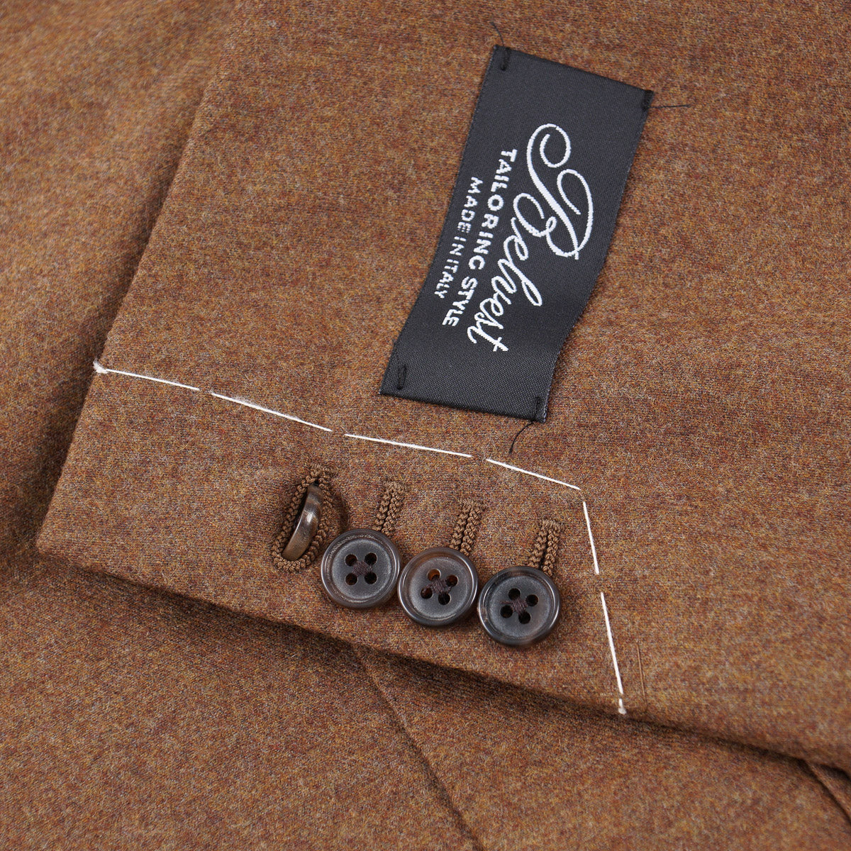 Belvest Soft-Constructed Flannel Suit