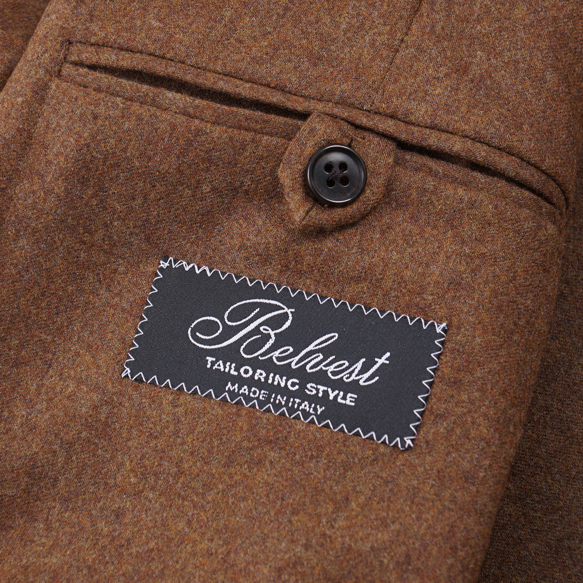 Belvest Soft-Constructed Flannel Suit