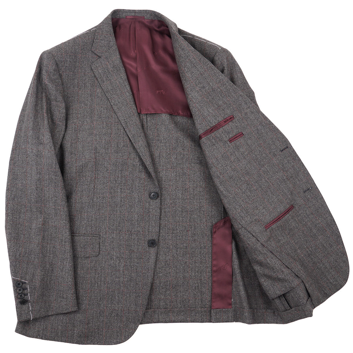 Belvest Tailored-Fit Wool Suit