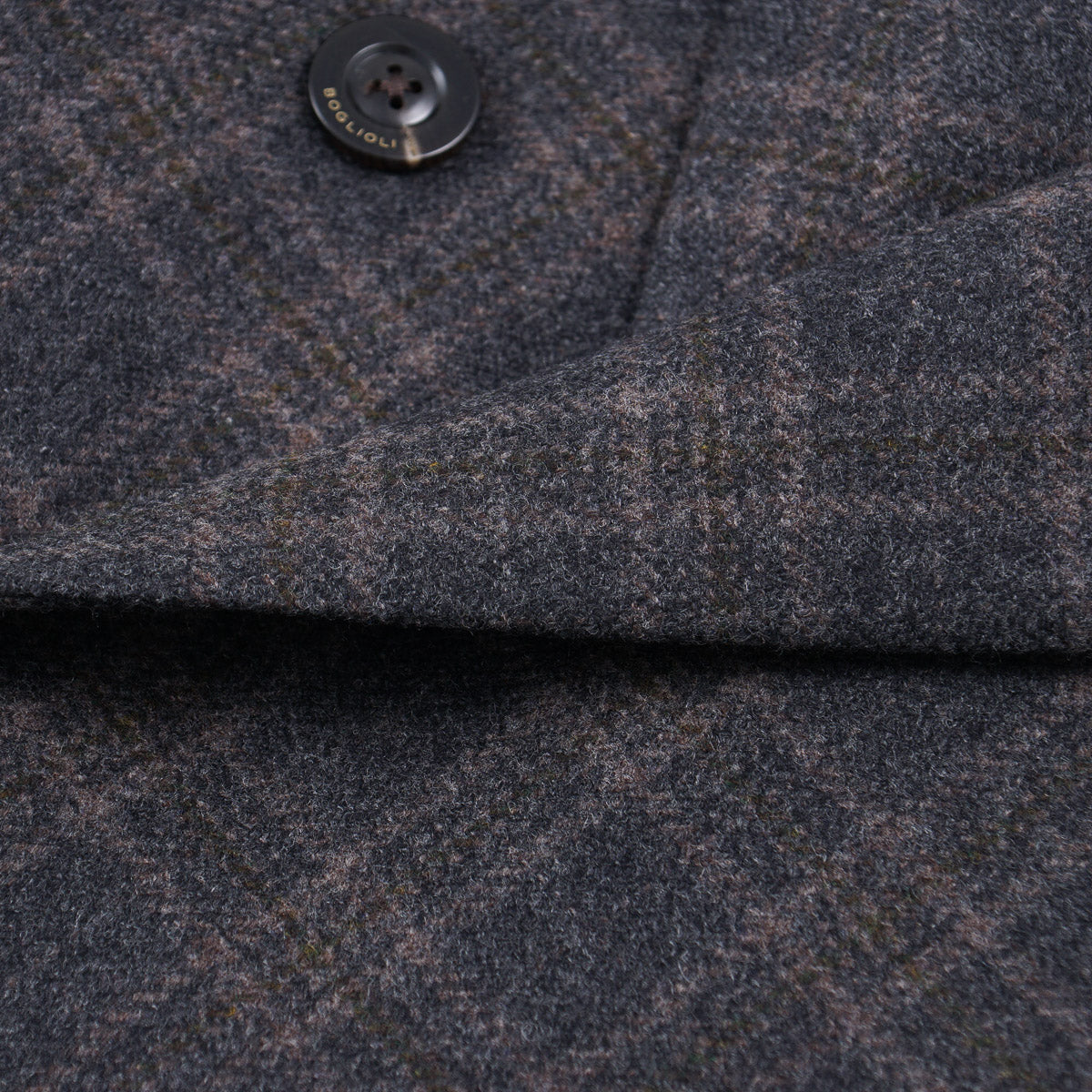 Boglioli Soft Brushed Wool Overcoat