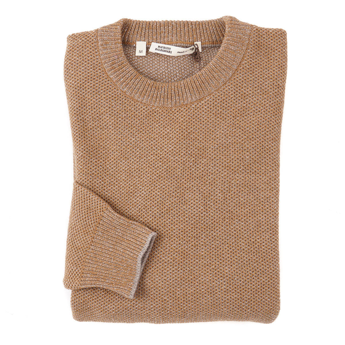 Maurizio Baldassari Piquet Cashmere Sweater - Top Shelf Apparel