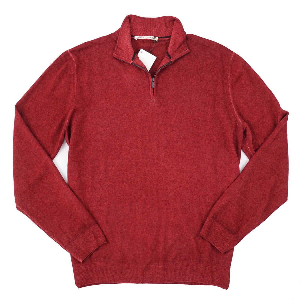 Maurizio Baldassari Half-Zip Wool Sweater - Top Shelf Apparel