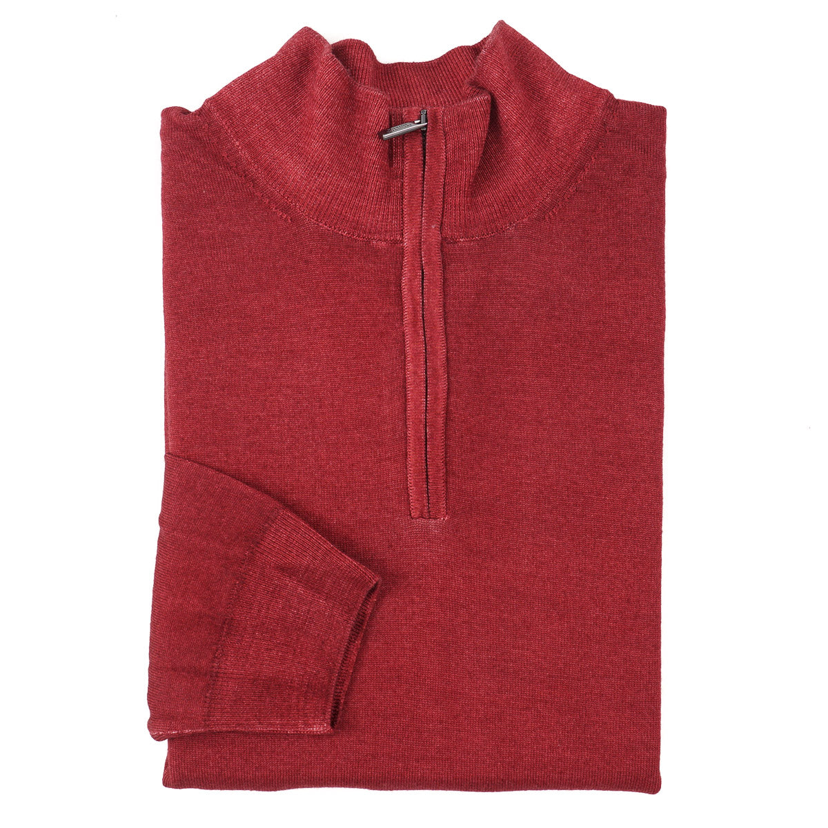 Maurizio Baldassari Half-Zip Wool Sweater - Top Shelf Apparel