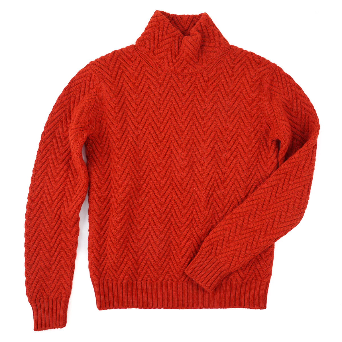 Manrico Thick Patterned Knit Cashmere Sweater - Top Shelf Apparel