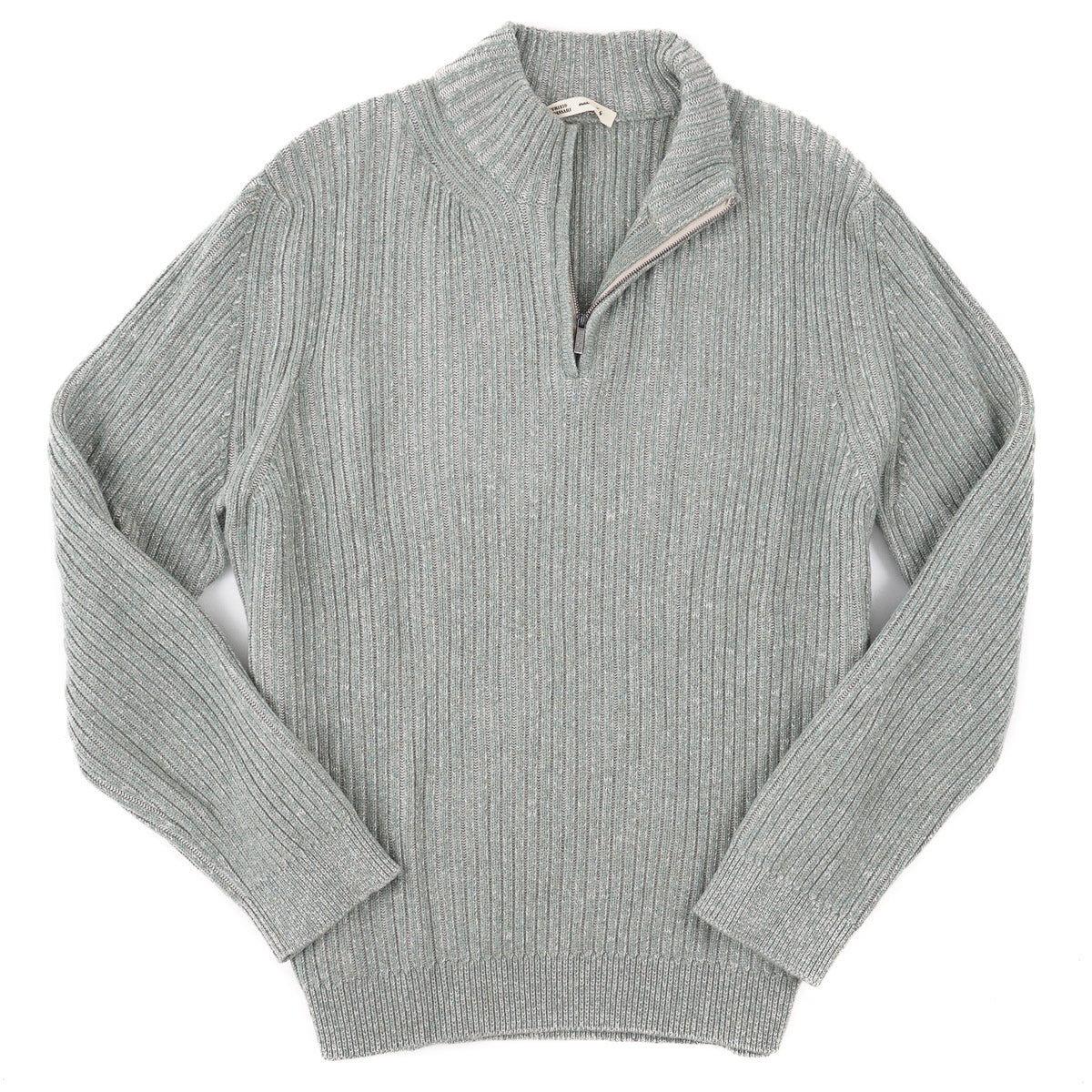 Maurizio Baldassari Half-Zip Cashmere Sweater - Top Shelf Apparel