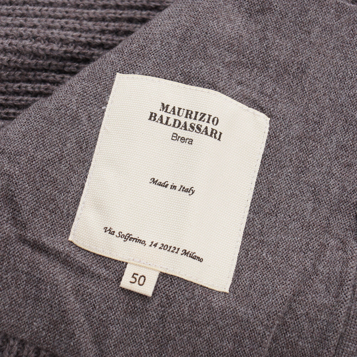 Maurizio Baldassari Knit Wool Full-Zip Sweater - Top Shelf Apparel